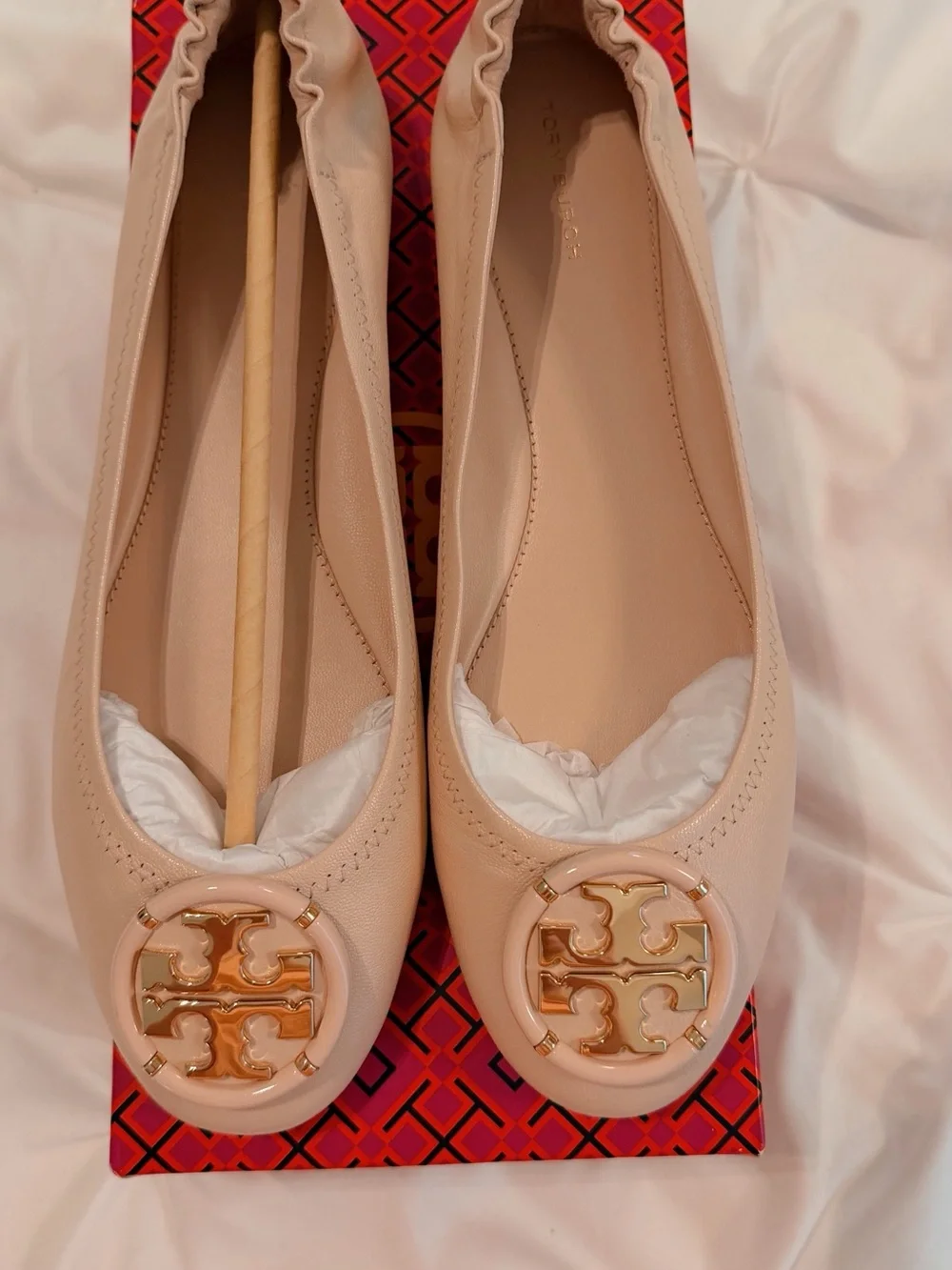 Tory Burch Shell Pink Chelsea Ballet Flats